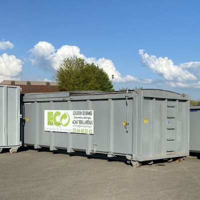 Une benne Eco Recycling pour la location en Pas-de-Calais